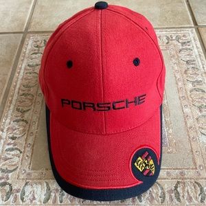 AUTHENTIC PORSCHE EMBROIDERED HAT EUC